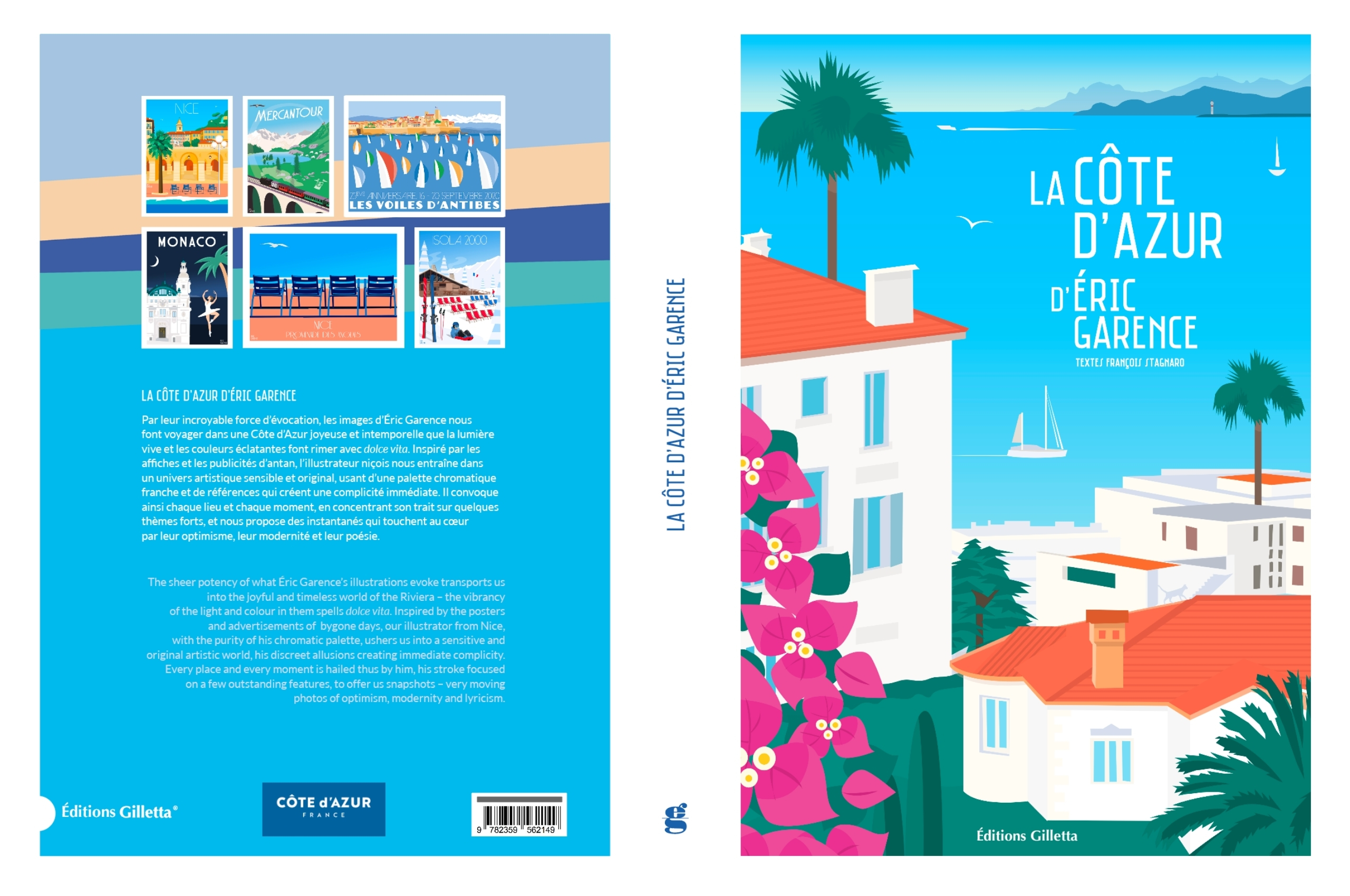 Livre Eric Garence Côte d'Azur France