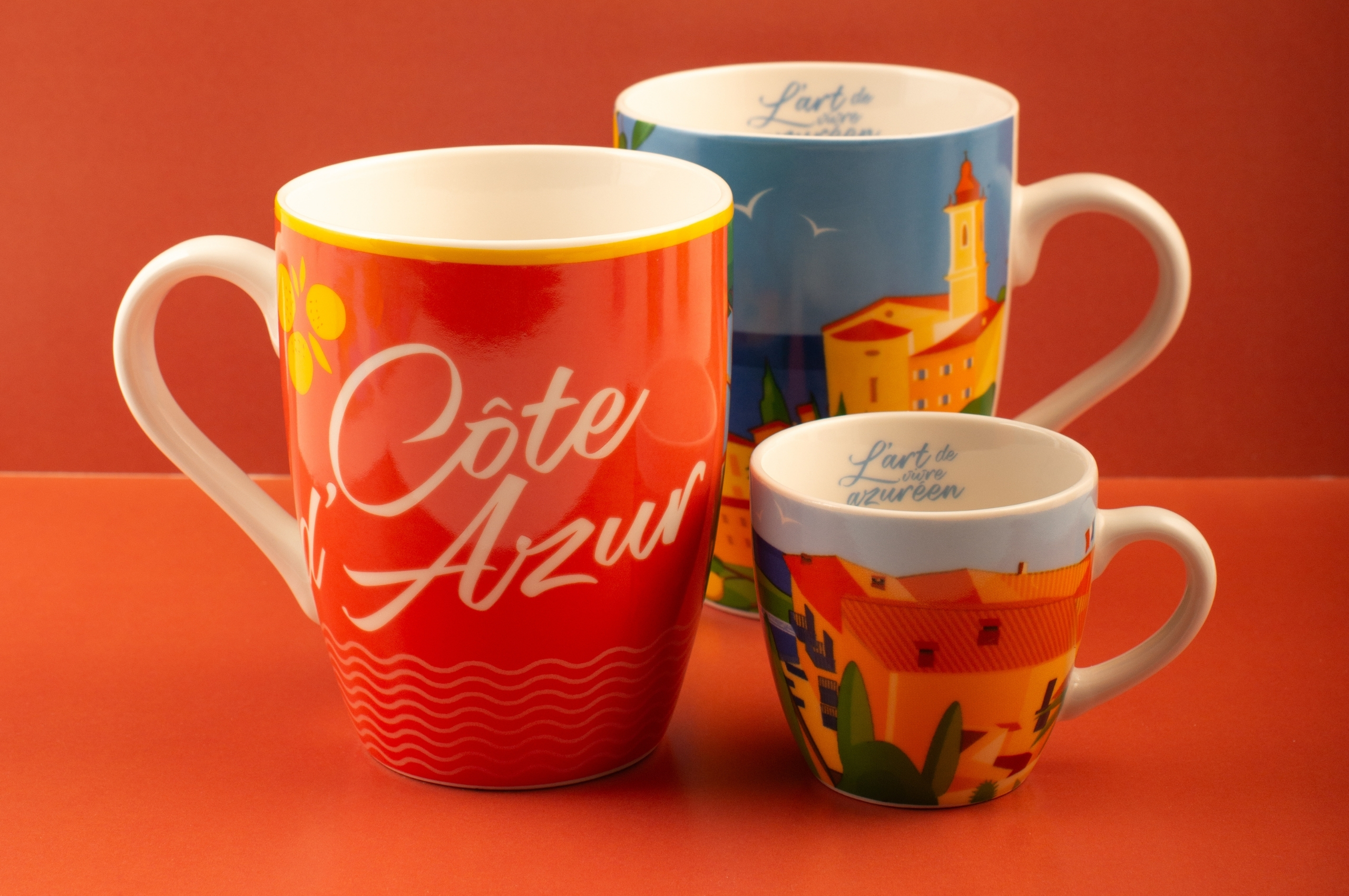 Vaisselle colorées Côte d'Azur France